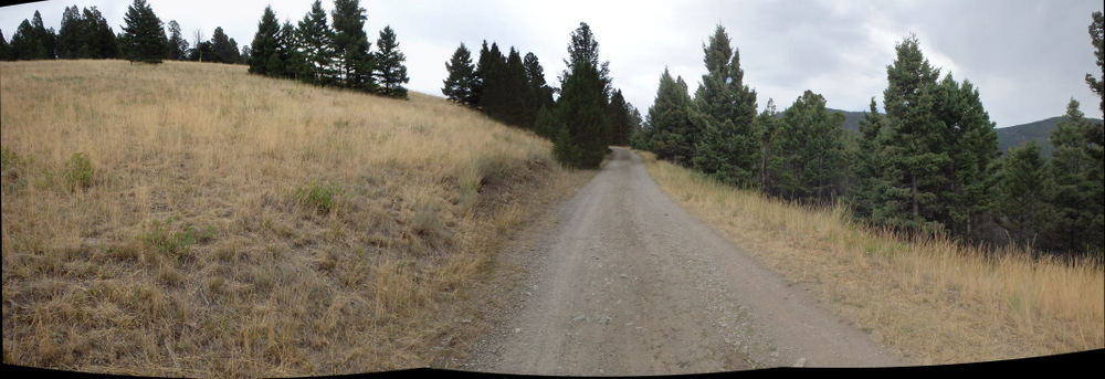 GDMBR: Climbing in beautiful country.